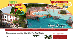 Desktop Screenshot of camping-biper-gorri.com