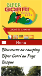 Mobile Screenshot of camping-biper-gorri.com